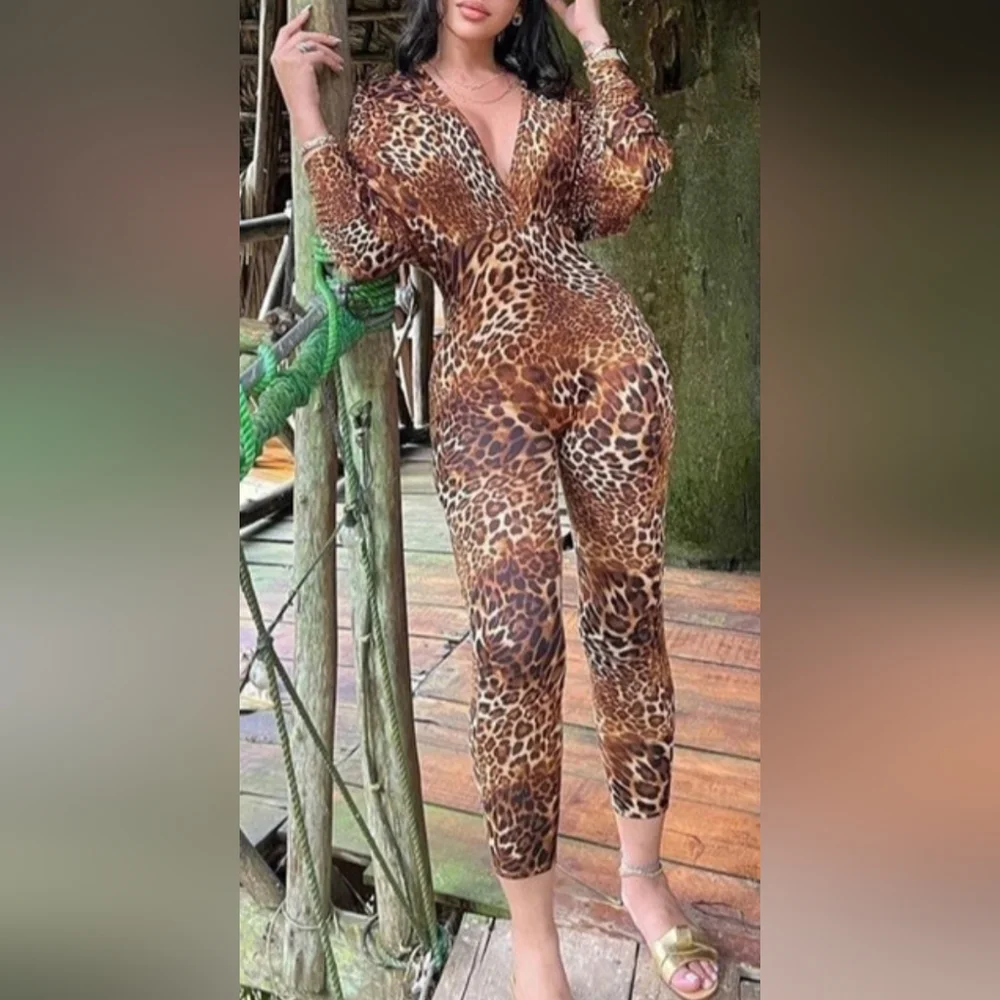 Wild Attraction Leopard Catsuit by Goodtime USA